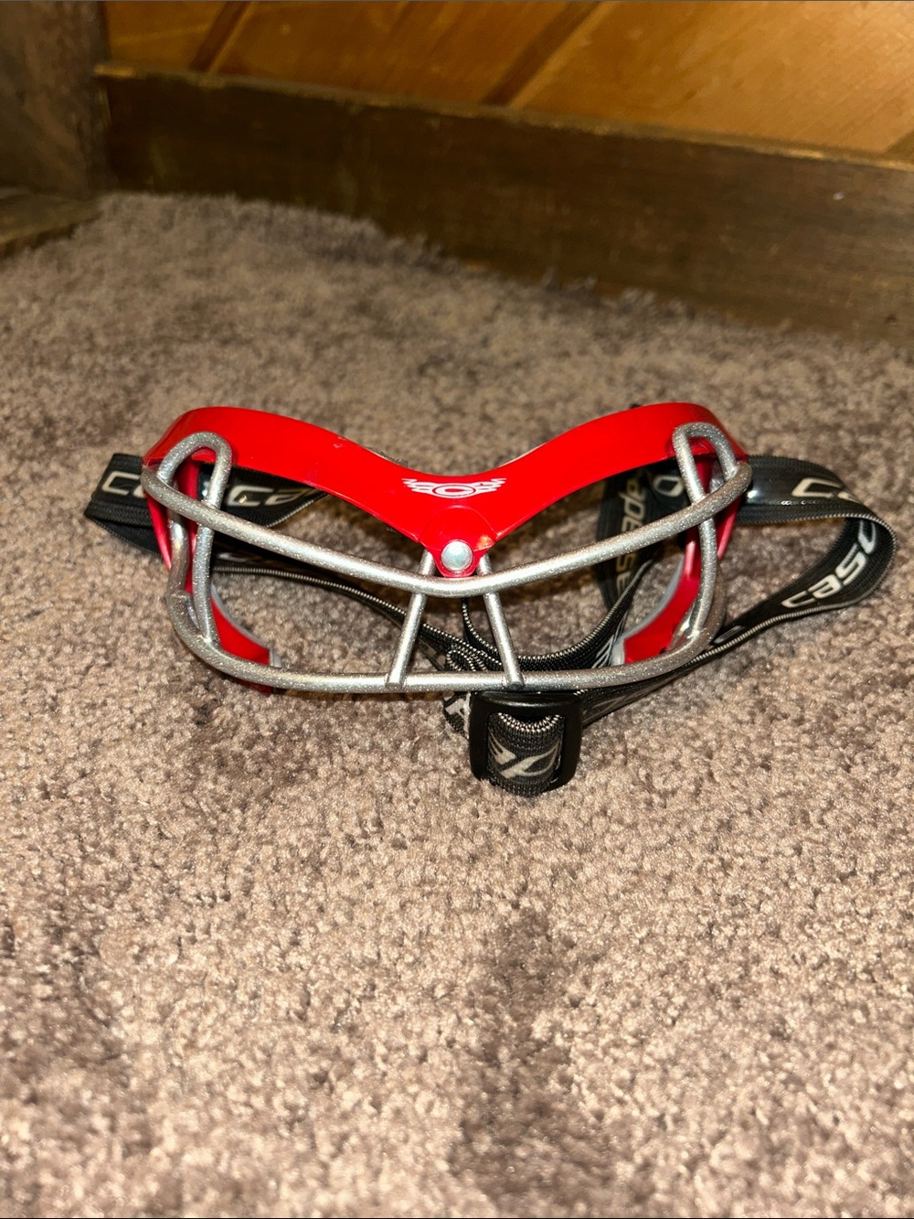 Cascade Poly Arc Lacrosse / Field Hockey Goggles - Red